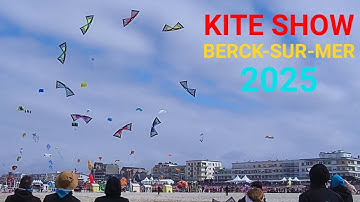 Synchronized Kites Show | Berck-sur-Mer 🇫🇷 | International Kite Festival 2025 | Cerf Volant