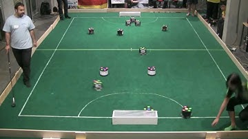 ZjuNlict vs. ERForce (Friendly Match) - RoboCup SSL North American Open 2012