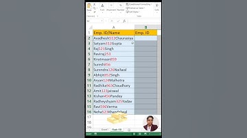 excel flash fill in hindi | excel tips and tricks | excel tips | excel tutorial