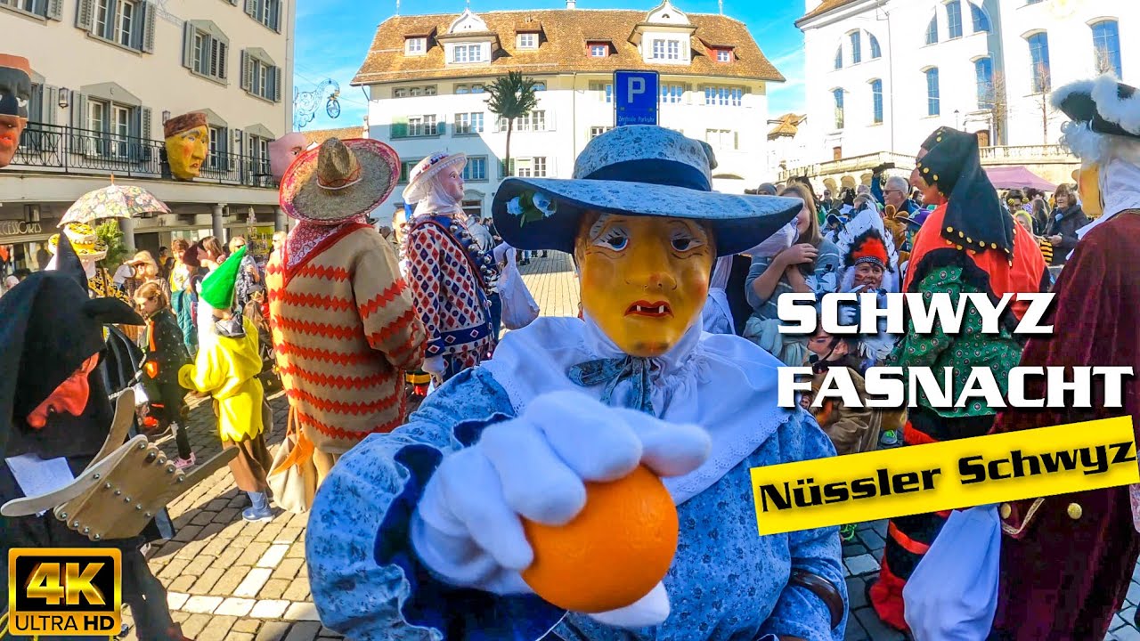 Fasnacht 2020 | Schwyzer Nüssler | Narrentanz Schwyz | Nüssler schwyz | 4K