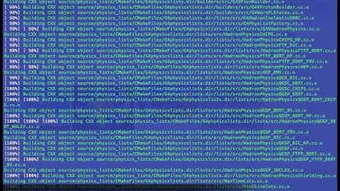 Geant4 9.6 Tutorial (part 1) - Installation / Run example