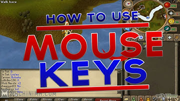 How to drop items fast in Runescape 2007 - Mouse Keys Guide
