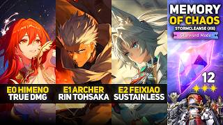 E0 Himeko Nova RMC & E1 Archer & E2 Feixiao Sustainless | Memory Of Chaos 12 Starward Mode | HSR 4.4 screenshot 5