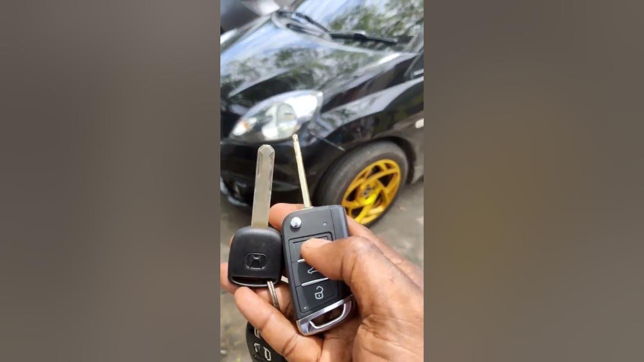 Honda Brio normal key to flip remote key OSDA Chennai keys YouTube