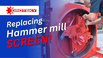How to replace a screen on your hammermill