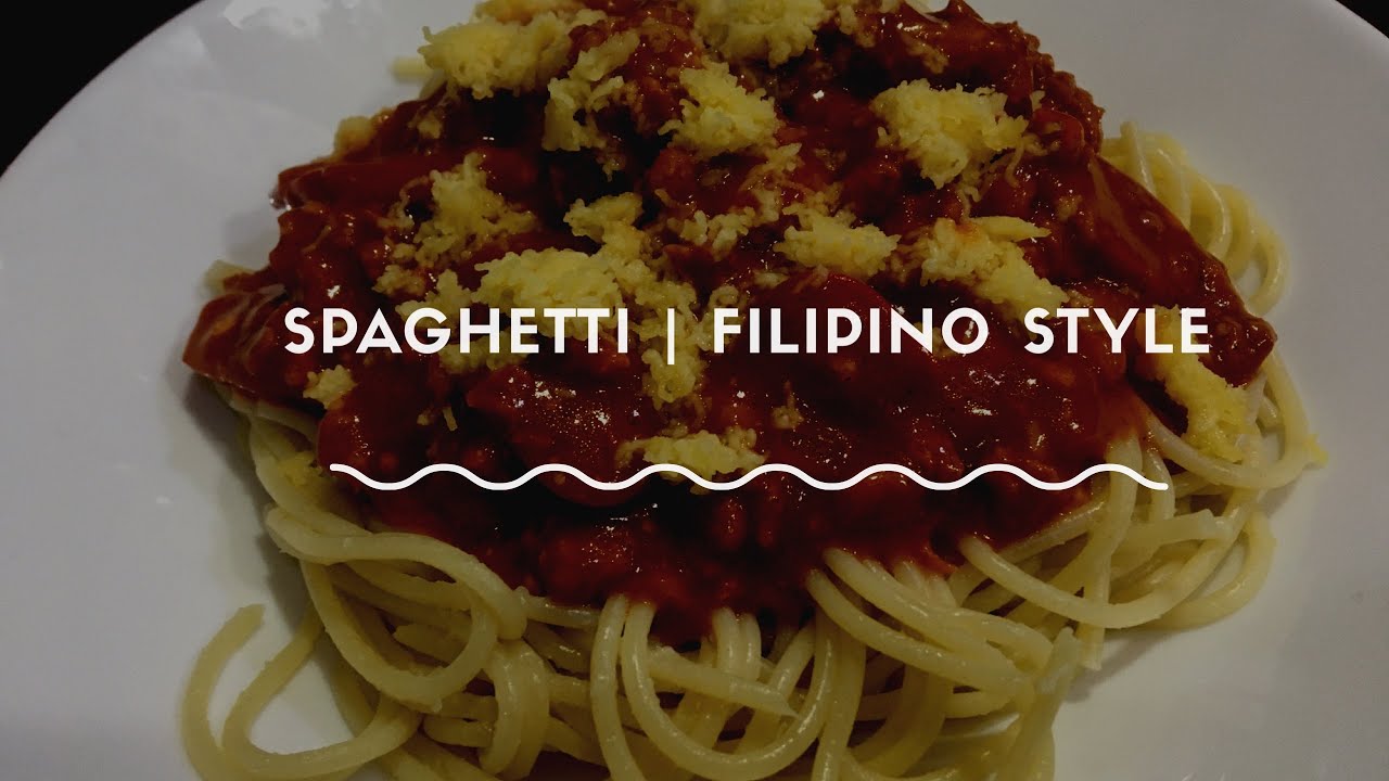 HOW TO COOK SPAGHETTI WITH CONDENSED MILK RECIPE FILIPINO STYLE YouTube