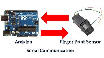 How to connect a finger print sensor with Arduino Uno