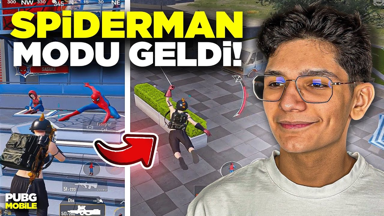 OHA! SPİDERMAN MODU GELDİ! ÇOK İYİ - PUBG MOBİLE