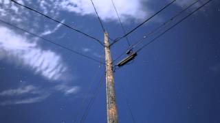 Supermoon Perseid Meteor Shower Time Lapse (8/11/2014)