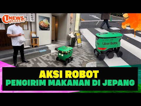 ROBOT PENGIRIM MAKANAN DI JEPANG TRABAS TROTOAR | U-NEWS WEEKEND