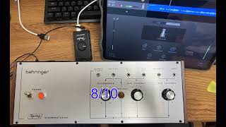 behringer Spring REVERBERATION 646 - quick check - YouTube