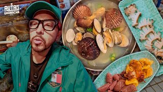 El MERCADO de mariscos más LOCO de Corea está en BUSAN