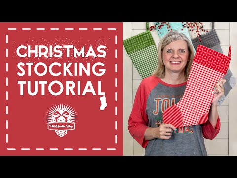 Try this Easy ?Christmas Stocking - Fat Quarter Friendly Christmas Stocking | Fat Quarter Shop