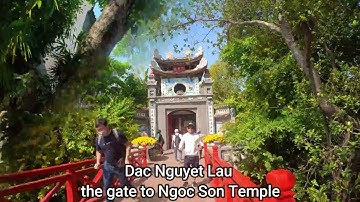 Ngoc Son Temple, Hanoi, Vietnam:  A visit inside  a serene and sacred temple .