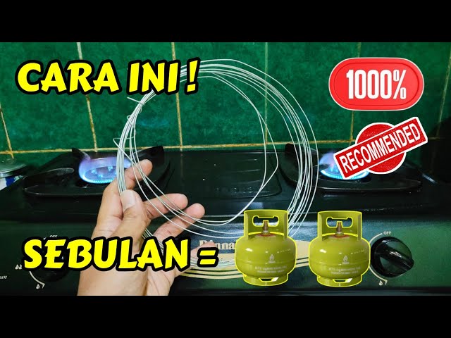 #viral Tips Mudah Agar Tabung Gas Makin Irit u0026 Hemat Pakainya. Sebulan 2 Tabung Aja. class=