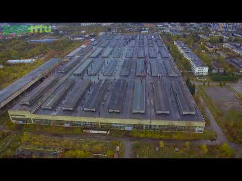 Львівський автобусний завод (дрон-зйомка)