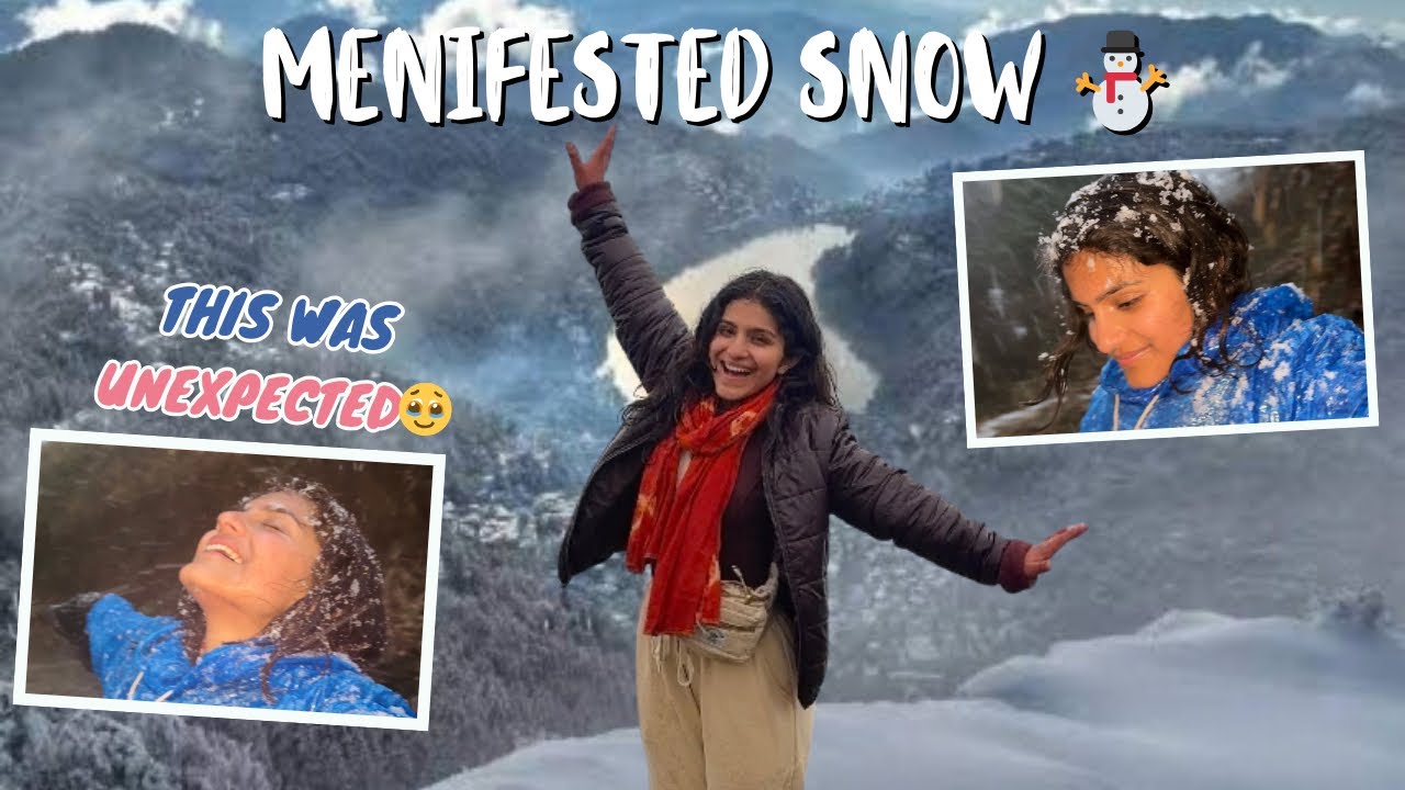 China Peak Trek Mein Aakhon Ke Saamne Snowfall ❄️ Manifestation Ya Coincidence? 27-jan-2026