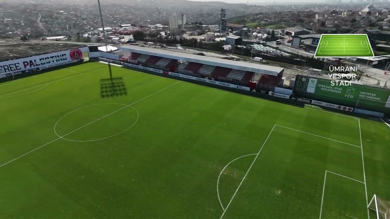 ÜMRANİYE STADI'NDA DRON İLE TUR ATTIM ( JAMMERE YAKALANIYORDUM )