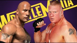 The Rock facing Brock Lesnar at Wrestlemania 30?