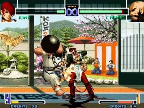 Iori Yagami Combo 01 - The King of Fighters 2002