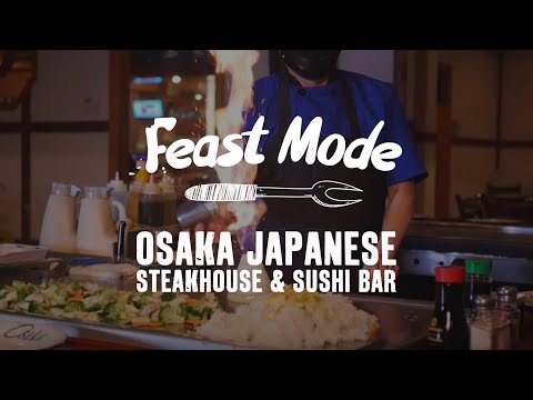 Osaka Japanese Steakhouse \u0026 Sushi Bar  |  Sushi \u0026 Hibachi - FeastMode! Hot Springs