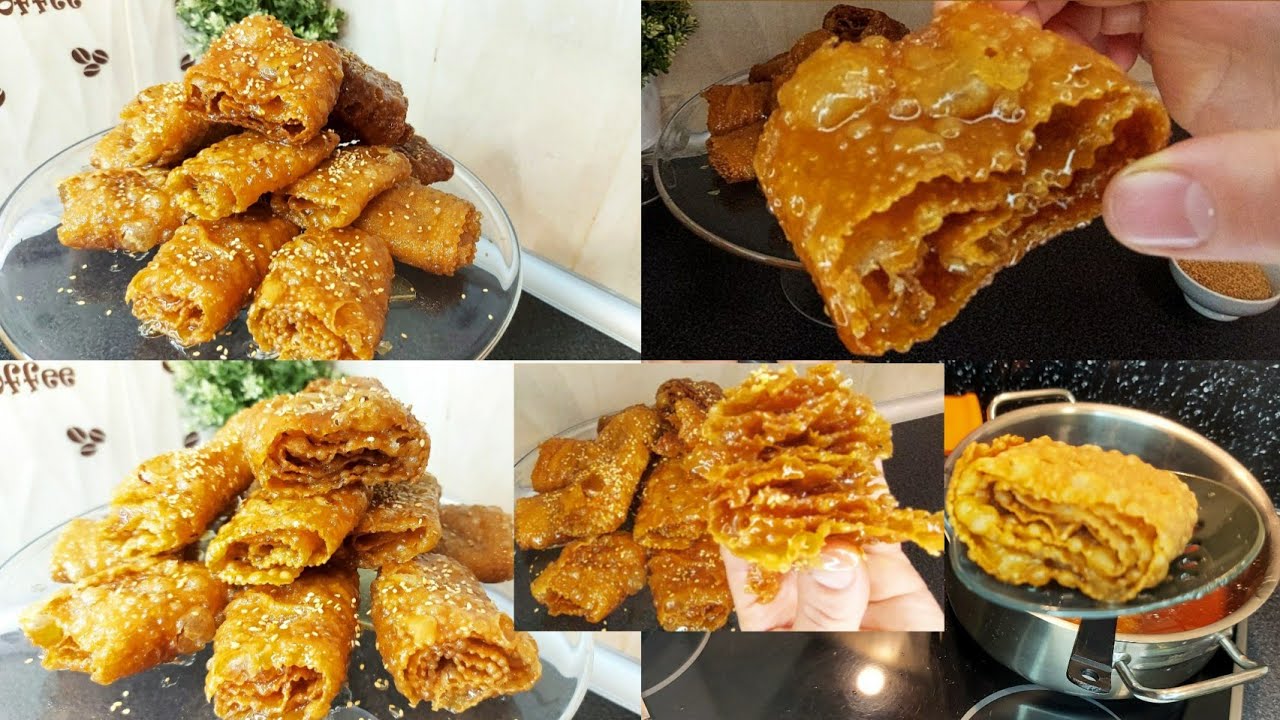 رغيفات معسلين مورقين ومجعبة بمذاق الشباكية بثلاث مكونات فقط/معسلات رمضان