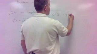 103 Chapter 8 Review - Square Roots and Operations on Radicals - Towell (18:57)