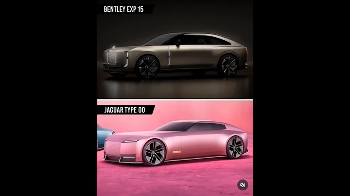 Bentley EXP 15 vs Jaguar Type 00 compared #bentley #jaguar #car #luxurycars #new #shorts #bmw #audi