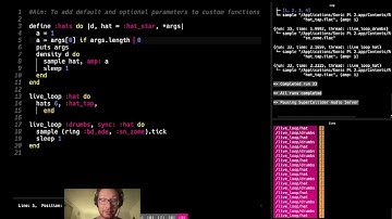 Sonic Pi Tutorial - Adding Default and Optional Parameters to Functions