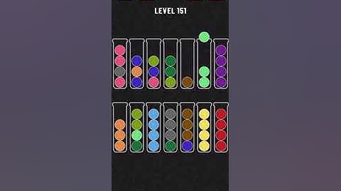 Ball sort puzzle level 151