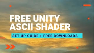 [Unity] FREE ASCII IMAGE EFFECT - Unity URP screenshot 5