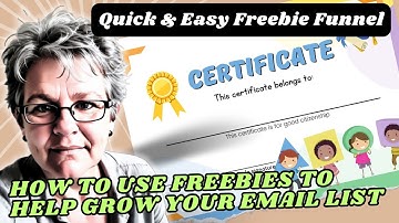 Quick and Easy Sales Funnel Setup with Systeme.io | Freebie Download Strategy