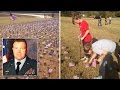 Elementary Students Cover School Lawn With 10,000 Flags For Fallen Veterans