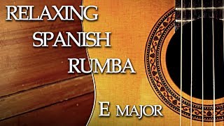 Spanish Rumba Chillout Flamenco Guitar Backing Track E Major chords