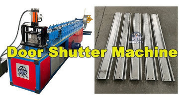 100mm rolling shutter door roll forming machine for US | door shutter roll forming machine