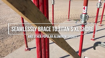 TITAN Universal Wedge Clamp for Concrete Shoring Cross Braces