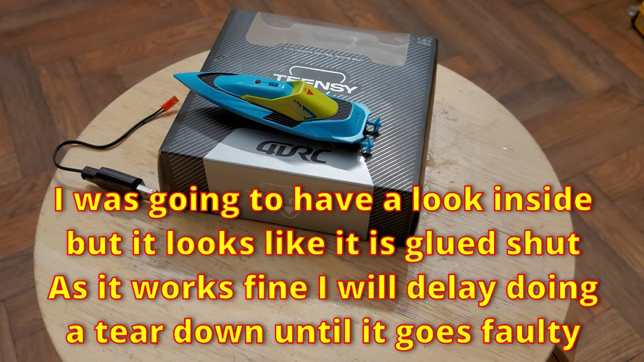 Not a teardown of the Teensy RC Speedboat - YouTube
