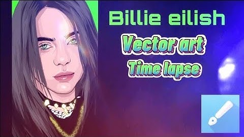 BILLIE EILISH Vector art (timelapse) /infinite design