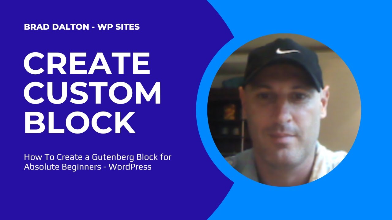 How To Create a Gutenberg Block for WordPress - YouTube