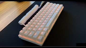 Razer Huntsman Mini Mods Before & After Typing Sounds I Spray Lubed Red Opto-Mechanical & Foam