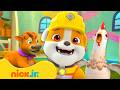Rubble &amp; Crew | Grandes construcciones y diversión animal con Rubble🐮 | 1 hora | Nick Jr. en Español