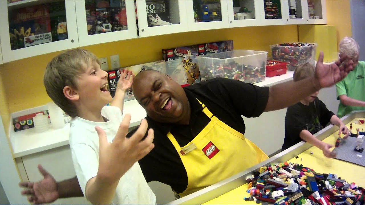 Oscar s 8th Birthday  Lego  Party  at the Lego  Store  YouTube