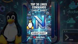 🐧 TOP 30 LINUX COMMANDS CHEAT SHEET #NewtonOpsLab #Linux #linuxcommands