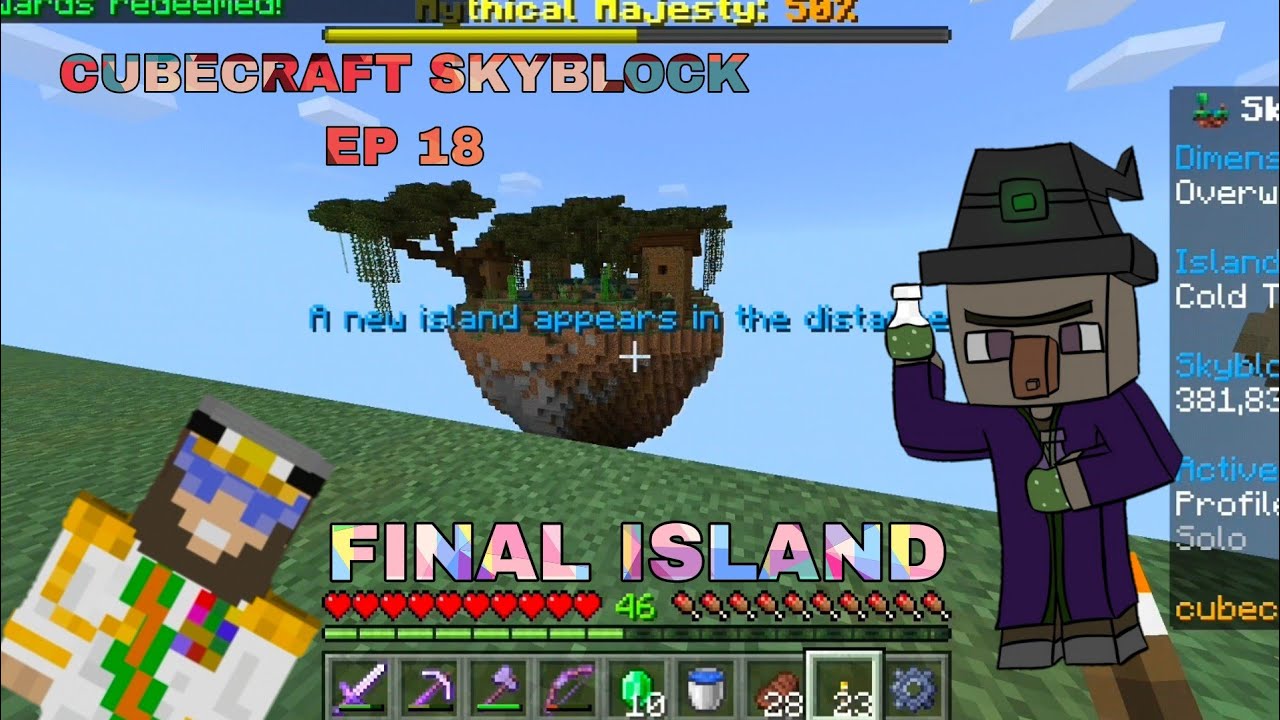 Unlocked the final island in Cubecraft Skyblock | Cubecraft Skyblock Ep ...