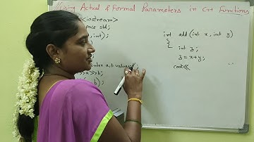 CPP||Actual and Formal Arguments in C++||CPP Both in Telugu And English || Telugu Scit Tutorials