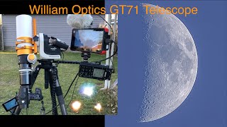 William Optics GT71 Telescope & Canon R Camera - Stars & Moon