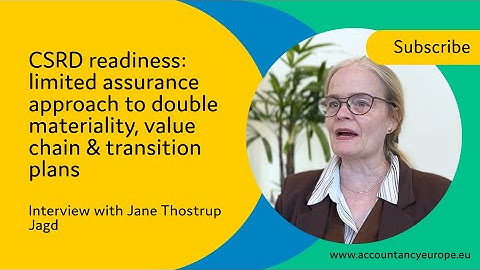 CSRD readiness: interview with Jane Thostrup Jagd