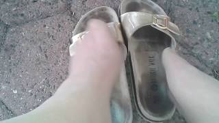 Grandma has great nylon feet