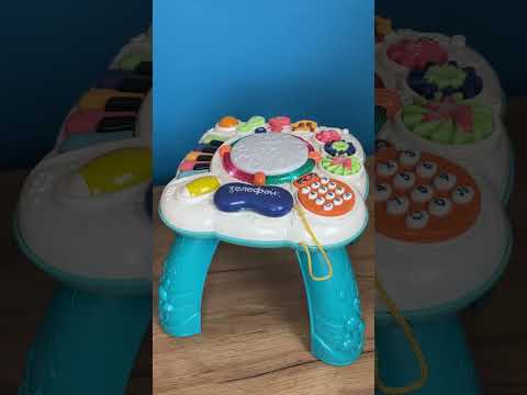 Дитячий інтерактивний столик, що розвиває столик 61857 з українською озвучкою, з підсвіткою, казками, видео 1