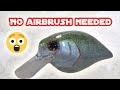 How to paint lures without an airbrush